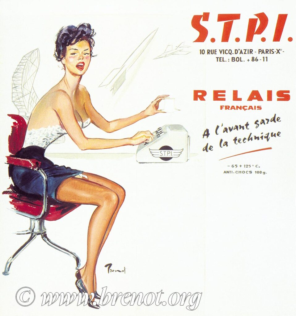 Les pin-up — œuvre de Pierre-Laurent Brenot