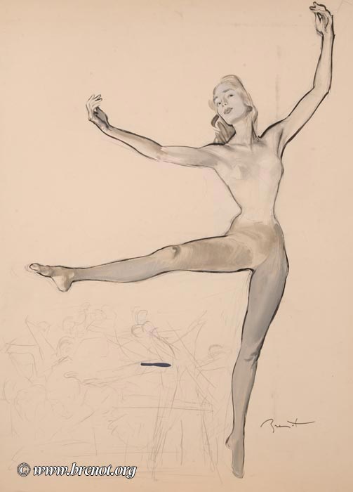 Les pin-up — œuvre de Pierre-Laurent Brenot