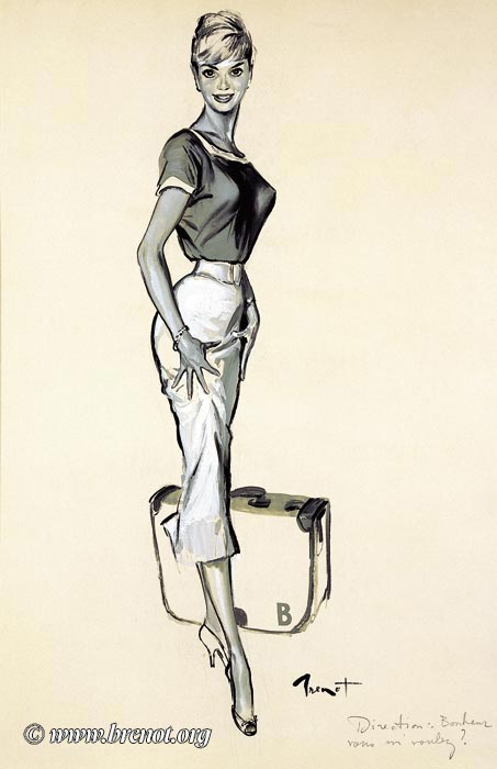 Les pin-up — œuvre de Pierre-Laurent Brenot