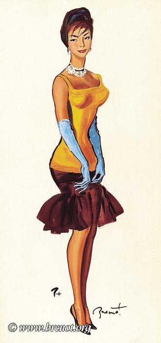 Les pin-up — œuvre de Pierre-Laurent Brenot