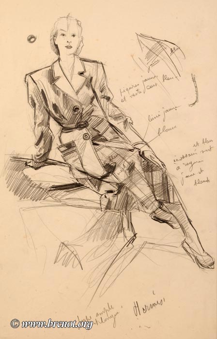 La mode — œuvre de Pierre-Laurent Brenot