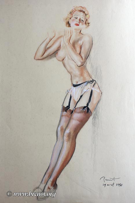 Les pin-up — œuvre de Pierre-Laurent Brenot