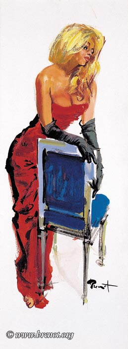 Les pin-up — œuvre de Pierre-Laurent Brenot