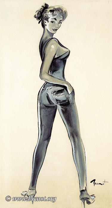 Les pin-up — œuvre de Pierre-Laurent Brenot