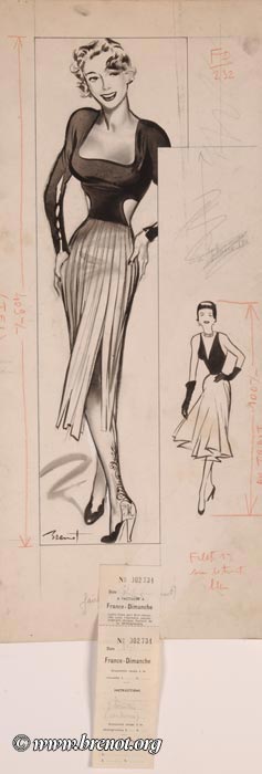 Les pin-up — œuvre de Pierre-Laurent Brenot
