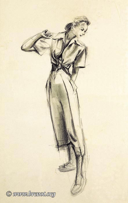 La mode — œuvre de Pierre-Laurent Brenot