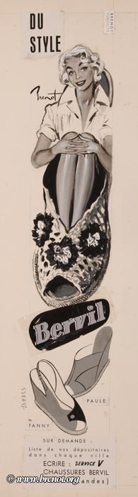 Les pin-up — œuvre de Pierre-Laurent Brenot