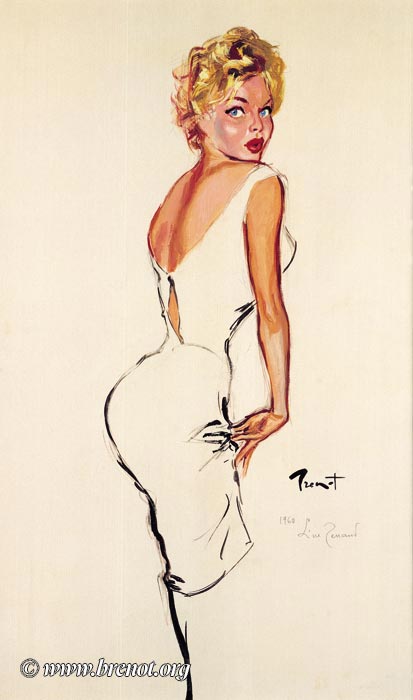 Les pin-up — œuvre de Pierre-Laurent Brenot