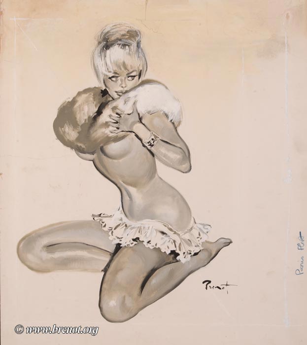 Les pin-up — œuvre de Pierre-Laurent Brenot