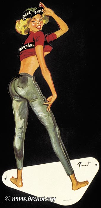 Les pin-up — œuvre de Pierre-Laurent Brenot